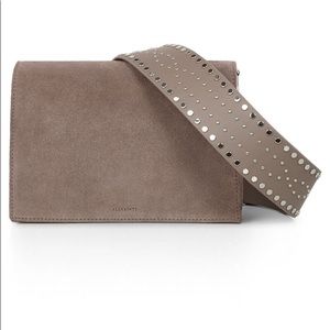 Allsaints Billie Mini Suede Crossbody Bag